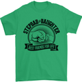 Stepdad & Daughter Best Father's Day Mens T-Shirt Cotton Gildan Irish Green