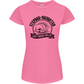 Stepdad & Daughter Best Father's Day Womens Petite Cut T-Shirt Azalea