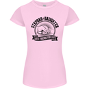 Stepdad & Daughter Best Father's Day Womens Petite Cut T-Shirt Light Pink