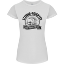 Stepdad & Daughter Best Father's Day Womens Petite Cut T-Shirt White