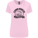 Stepdad & Daughter Best Father's Day Womens Wider Cut T-Shirt Light Pink
