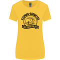 Stepdad & Daughter Best Father's Day Womens Wider Cut T-Shirt Yellow
