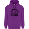 Stepdad & Daughters Friends Father's Day Childrens Kids Hoodie Purple