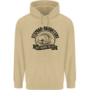 Stepdad & Daughters Friends Father's Day Mens 80% Cotton Hoodie Sand