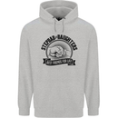 Stepdad & Daughters Friends Father's Day Mens 80% Cotton Hoodie Sports Grey