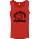 Stepdad & Daughters Friends Father's Day Mens Vest Tank Top Red