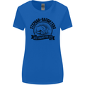 Stepdad & Daughters Friends Father's Day Womens Wider Cut T-Shirt Royal Blue