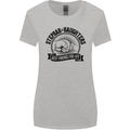 Stepdad & Daughters Friends Father's Day Womens Wider Cut T-Shirt Sports Grey
