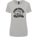 Stepdad & Daughters Friends Father's Day Womens Wider Cut T-Shirt Sports Grey