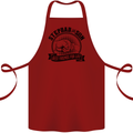 Stepdad & Son Best Friends Father's Day Cotton Apron 100% Organic Maroon