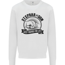 Stepdad & Son Best Friends Father's Day Kids Sweatshirt Jumper White