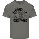 Stepdad & Son Best Friends Father's Day Kids T-Shirt Childrens Charcoal