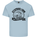 Stepdad & Son Best Friends Father's Day Kids T-Shirt Childrens Light Blue