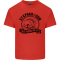 Stepdad & Son Best Friends Father's Day Kids T-Shirt Childrens Red