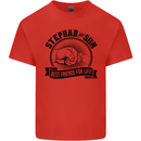 Stepdad & Son Best Friends Father's Day Kids T-Shirt Childrens Red
