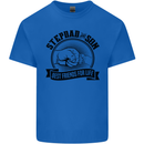 Stepdad & Son Best Friends Father's Day Kids T-Shirt Childrens Royal Blue