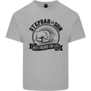 Stepdad & Son Best Friends Father's Day Kids T-Shirt Childrens Sports Grey