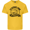 Stepdad & Son Best Friends Father's Day Kids T-Shirt Childrens Yellow