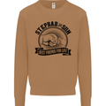 Stepdad & Son Best Friends Father's Day Mens Sweatshirt Jumper Caramel Latte
