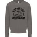 Stepdad & Son Best Friends Father's Day Mens Sweatshirt Jumper Charcoal