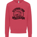 Stepdad & Son Best Friends Father's Day Mens Sweatshirt Jumper Heliconia