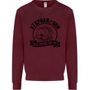 Stepdad & Son Best Friends Father's Day Mens Sweatshirt Jumper Maroon