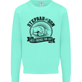 Stepdad & Son Best Friends Father's Day Mens Sweatshirt Jumper Peppermint