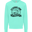 Stepdad & Son Best Friends Father's Day Mens Sweatshirt Jumper Peppermint