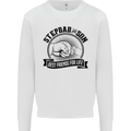 Stepdad & Son Best Friends Father's Day Mens Sweatshirt Jumper White