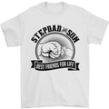 Stepdad & Son Best Friends Father's Day Mens T-Shirt Cotton Gildan White