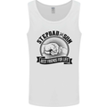 Stepdad & Son Best Friends Father's Day Mens Vest Tank Top White