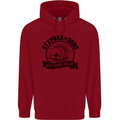 Stepdad & Sons Best Friends Father's Day Childrens Kids Hoodie Red