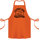 Stepdad & Sons Best Friends Father's Day Cotton Apron 100% Organic Orange