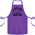 Stepdad & Sons Best Friends Father's Day Cotton Apron 100% Organic Purple