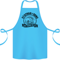 Stepdad & Sons Best Friends Father's Day Cotton Apron 100% Organic Turquoise
