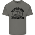 Stepdad & Sons Best Friends Father's Day Kids T-Shirt Childrens Charcoal