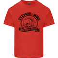 Stepdad & Sons Best Friends Father's Day Kids T-Shirt Childrens Red