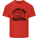 Stepdad & Sons Best Friends Father's Day Kids T-Shirt Childrens Red