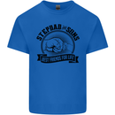 Stepdad & Sons Best Friends Father's Day Kids T-Shirt Childrens Royal Blue