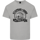 Stepdad & Sons Best Friends Father's Day Kids T-Shirt Childrens Sports Grey