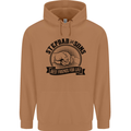 Stepdad & Sons Best Friends Father's Day Mens 80% Cotton Hoodie Caramel Latte
