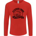 Stepdad & Sons Best Friends Father's Day Mens Long Sleeve T-Shirt Red