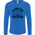 Stepdad & Sons Best Friends Father's Day Mens Long Sleeve T-Shirt Royal Blue
