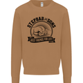 Stepdad & Sons Best Friends Father's Day Mens Sweatshirt Jumper Caramel Latte