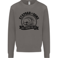 Stepdad & Sons Best Friends Father's Day Mens Sweatshirt Jumper Charcoal