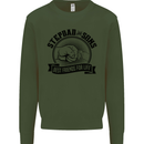 Stepdad & Sons Best Friends Father's Day Mens Sweatshirt Jumper Forest Green
