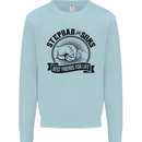 Stepdad & Sons Best Friends Father's Day Mens Sweatshirt Jumper Light Blue
