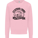 Stepdad & Sons Best Friends Father's Day Mens Sweatshirt Jumper Light Pink