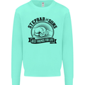 Stepdad & Sons Best Friends Father's Day Mens Sweatshirt Jumper Peppermint