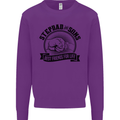 Stepdad & Sons Best Friends Father's Day Mens Sweatshirt Jumper Purple